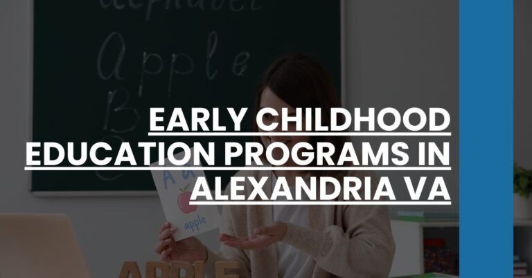 Early Childhood Education Programs in Alexandria VA Feature Image