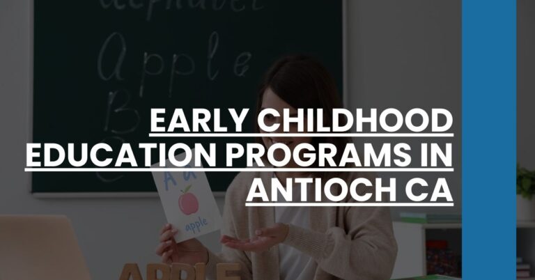 Early Childhood Education Programs in Antioch CA Feature Image