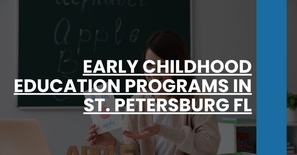 Early Childhood Education Programs in St. Petersburg FL Feature Image