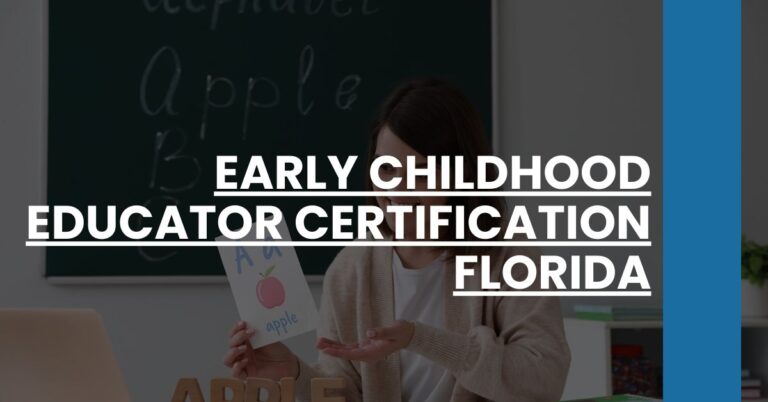 Early Childhood Educator Certification Florida Feature Image