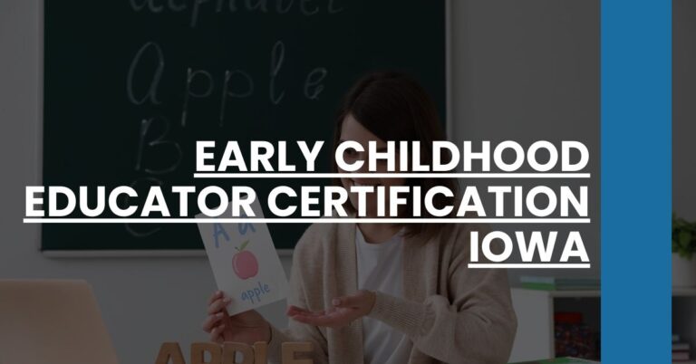 Early Childhood Educator Certification Iowa Feature Image