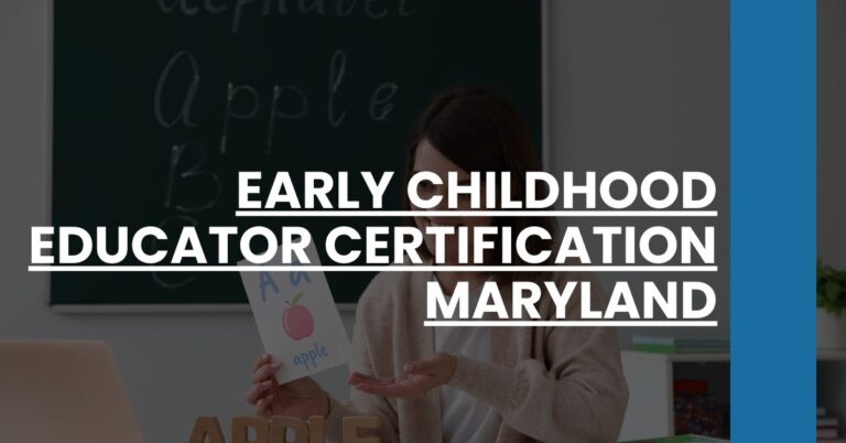 Early Childhood Educator Certification Maryland Feature Image