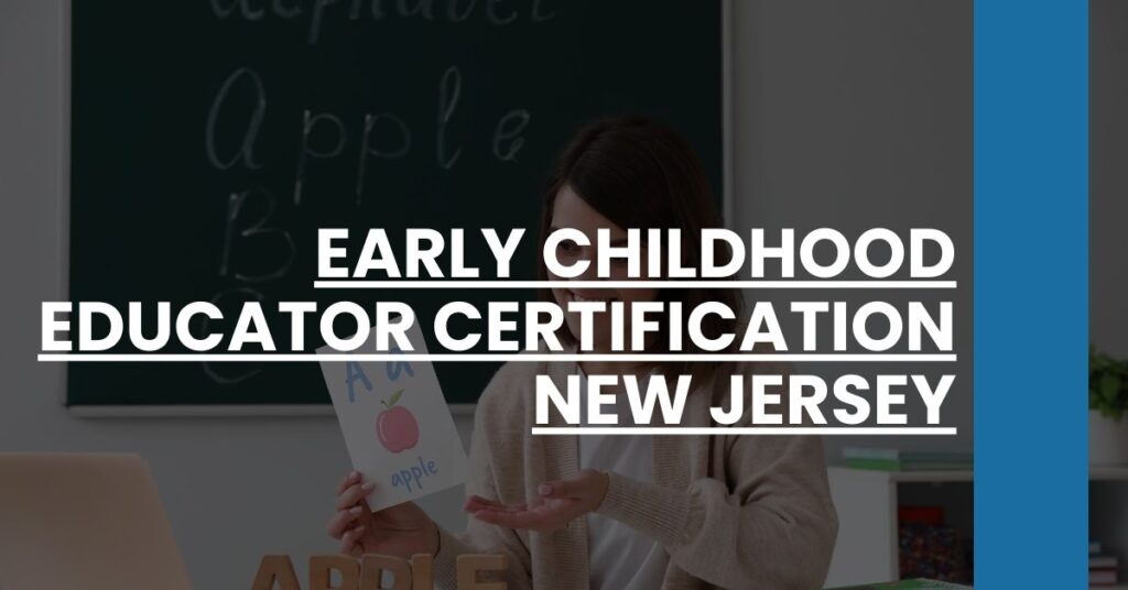 Early Childhood Educator Certification New Jersey Feature Image