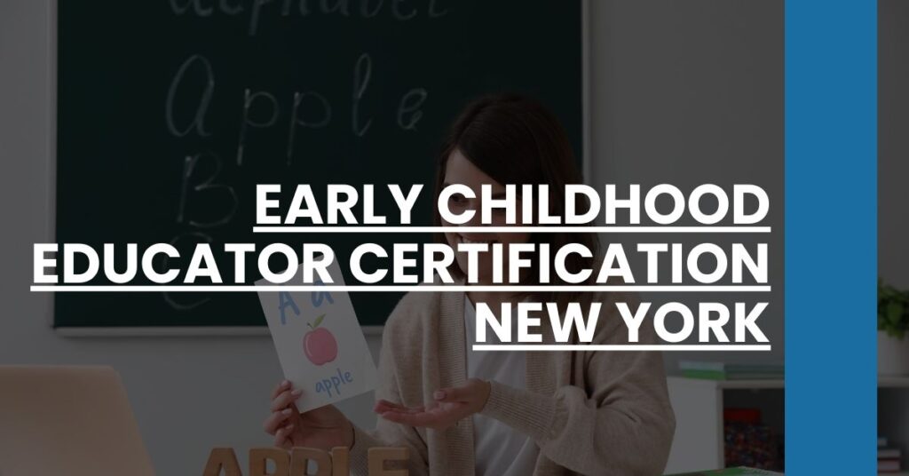 Early Childhood Educator Certification New York Feature Image