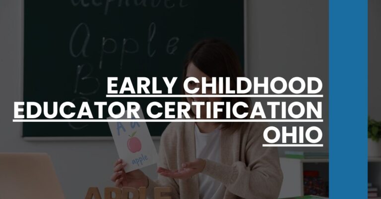 Early Childhood Educator Certification Ohio Feature Image