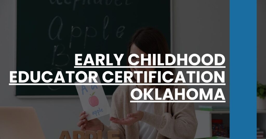 Early Childhood Educator Certification Oklahoma Feature Image