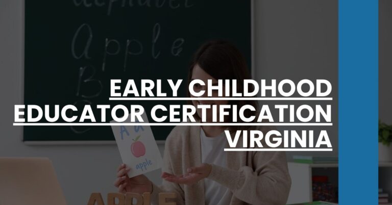 Early Childhood Educator Certification Virginia Feature Image