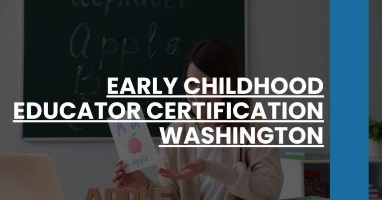 Early Childhood Educator Certification Washington Feature Image