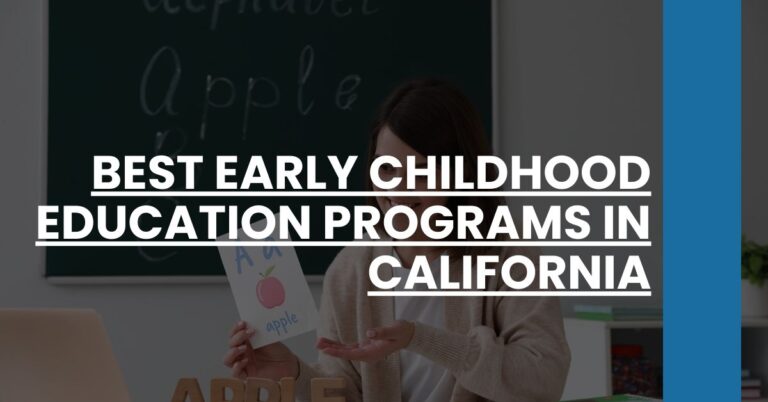 Best Early Childhood Education Programs In California Feature Image