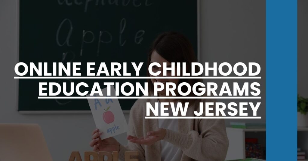 Online Early Childhood Education Programs New Jersey Feature Image