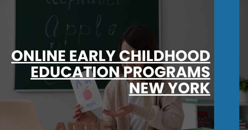 Online Early Childhood Education Programs New York Feature Image